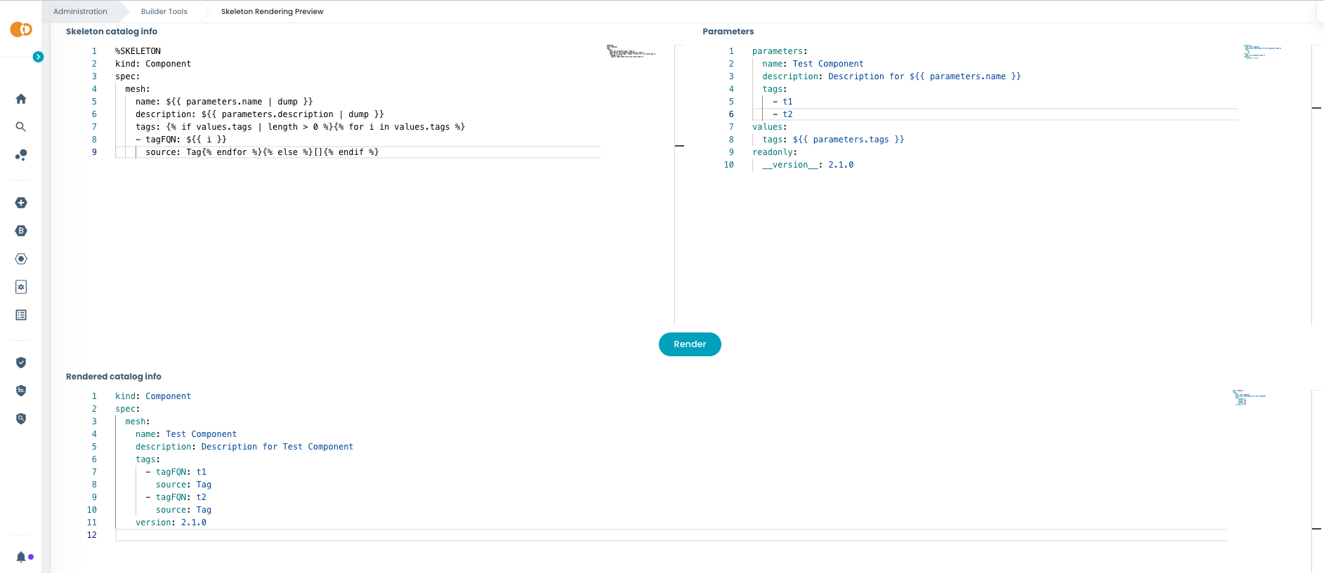 Skeleton Rendering Preview Tool